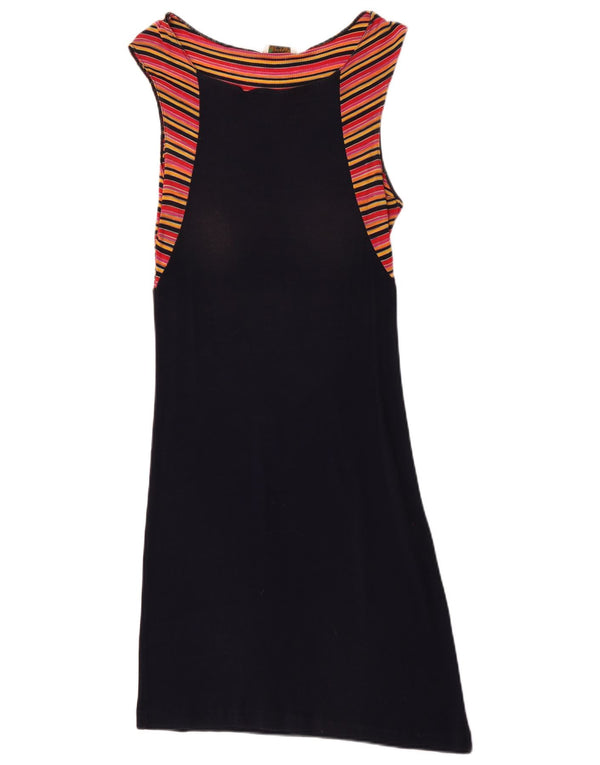 Missoni Abito lungo da donna con motivo astratto UK 4 XS Cotone a righe blu navy