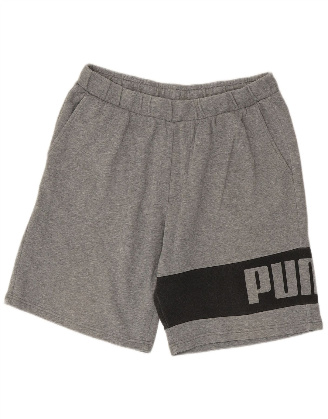 Pantaloncini sportivi grafici da uomo Puma XL grigio color block