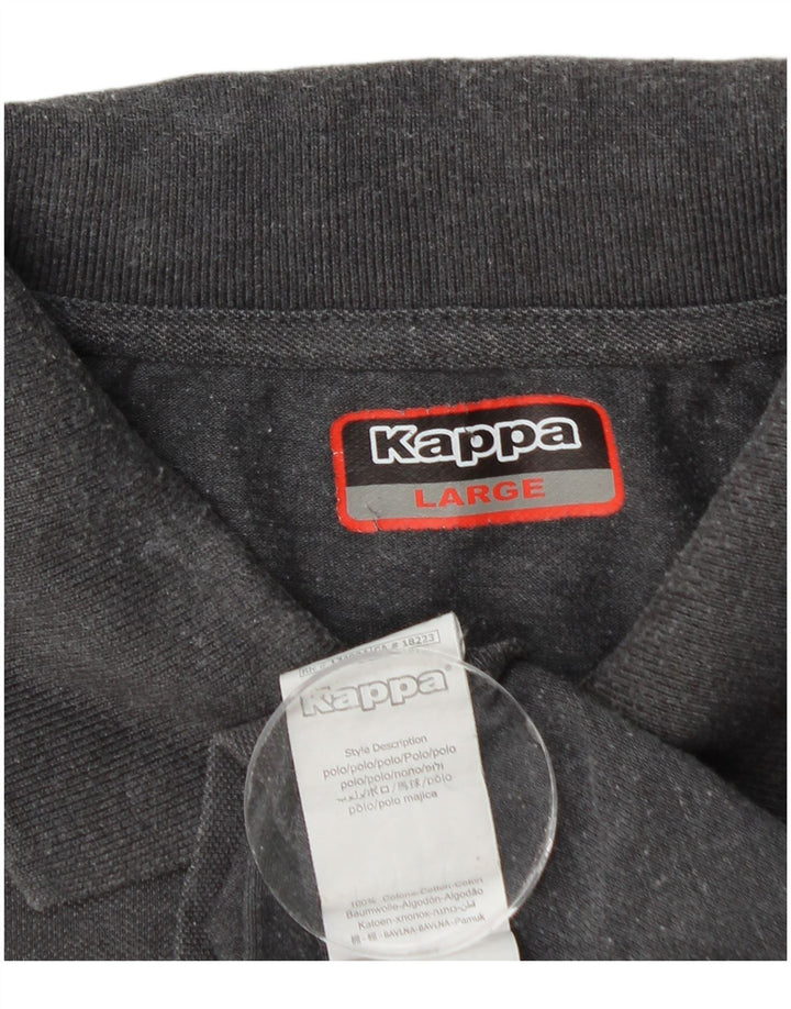 Polo Uomo KAPPA Large in Cotone Grigio