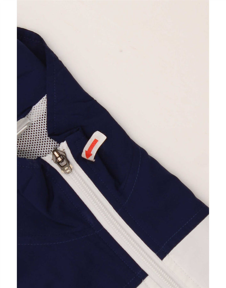 Giacca da tuta da uomo Adidas Taglia 40/42 Medium Blu Navy Colourblock