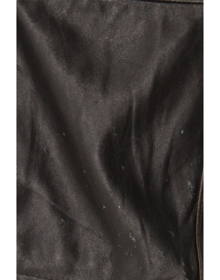 Cappotto in Pelle Donna Coconuda IT 46 Large Pelle Marrone