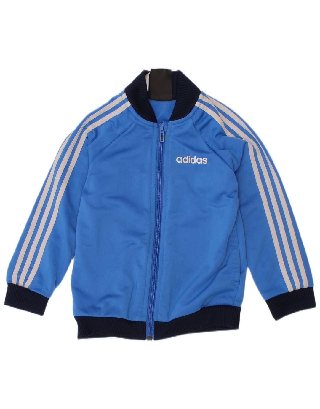 Giacca top della tuta da ragazzo ADIDAS 2-3 anni in poliestere blu