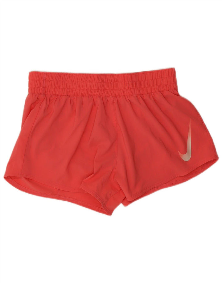Pantaloncini sportivi Nike Dri Fit da donna UK 14 Large Rosa Poliestere
