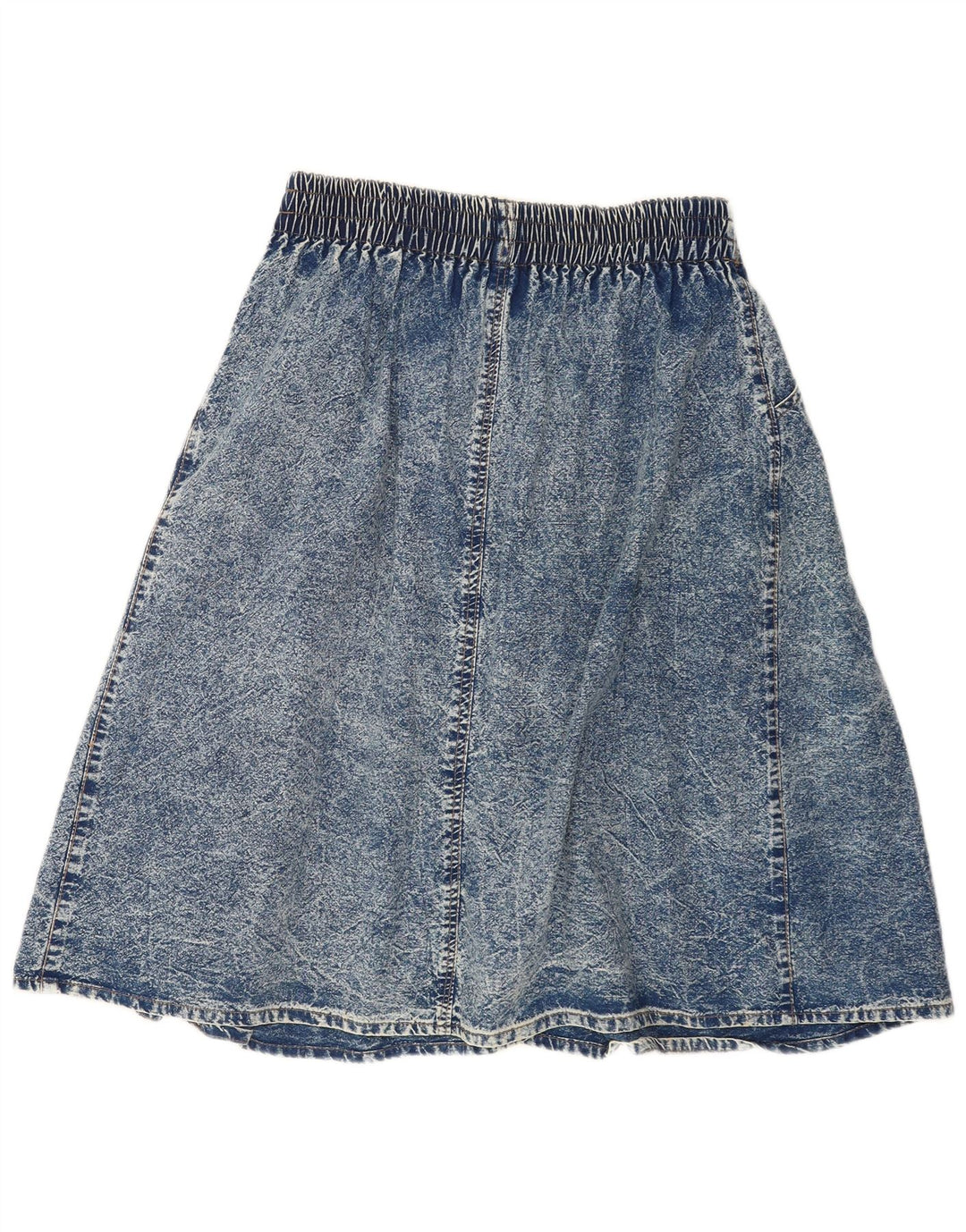 Gonna di jeans vintage da donna W32 grande blu