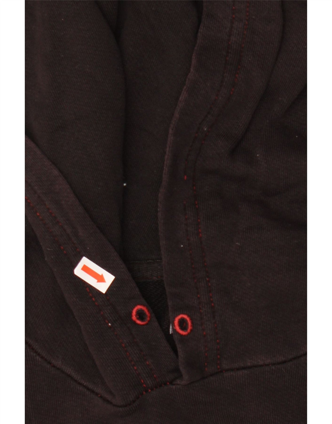 Maglione con cappuccio grafico da uomo Levi's grande in cotone nero