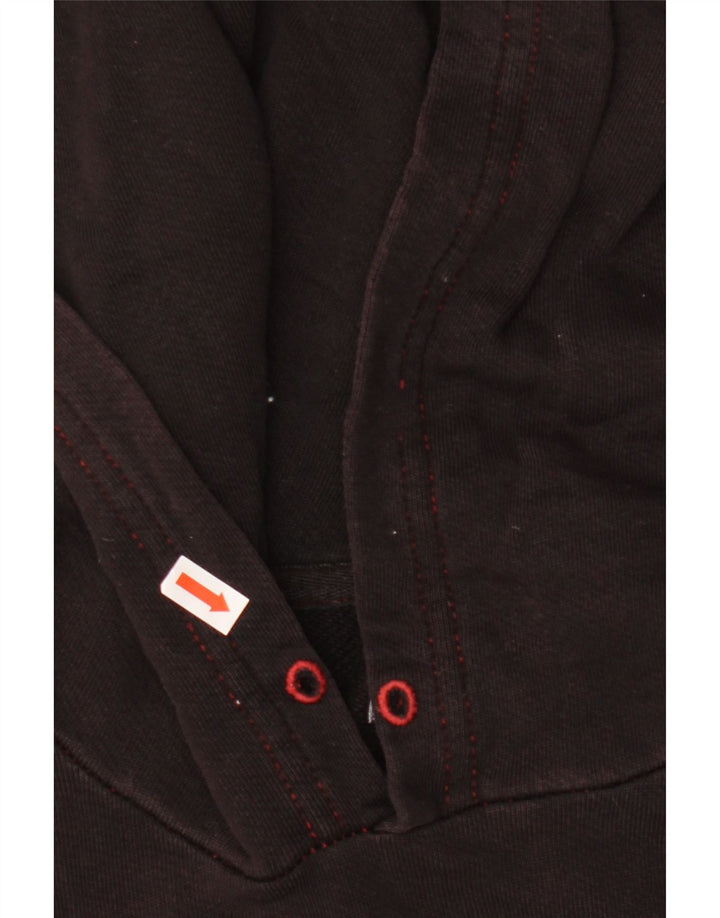 Maglione con cappuccio grafico da uomo Levi's grande in cotone nero