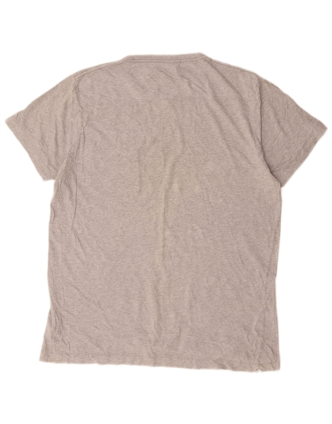 T-shirt da uomo French Connection Top grande in cotone grigio