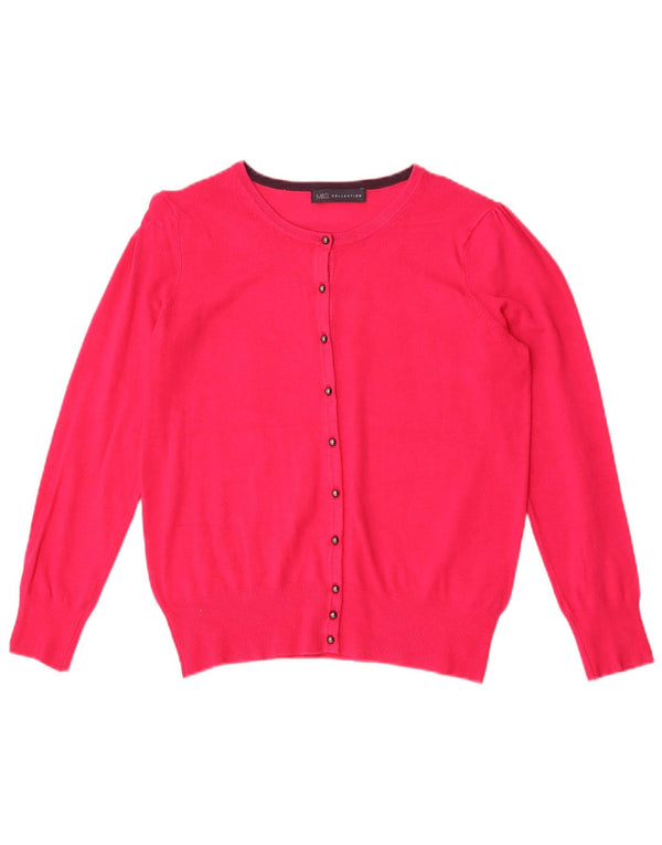 Maglione cardigan da donna Marks & Spencer UK 10 Small Pink Viscosa
