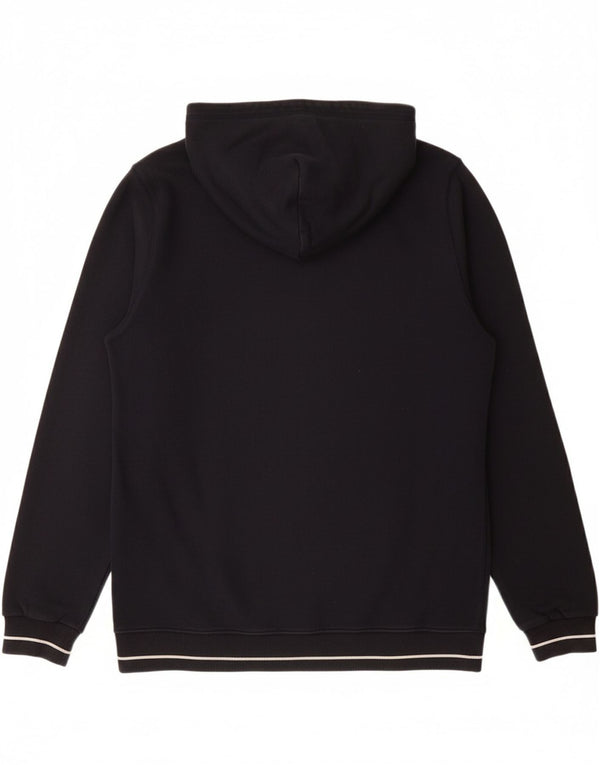 Felpa con cappuccio e zip grafica CHAMPION per ragazzi 13-14 anni XL in cotone blu navy