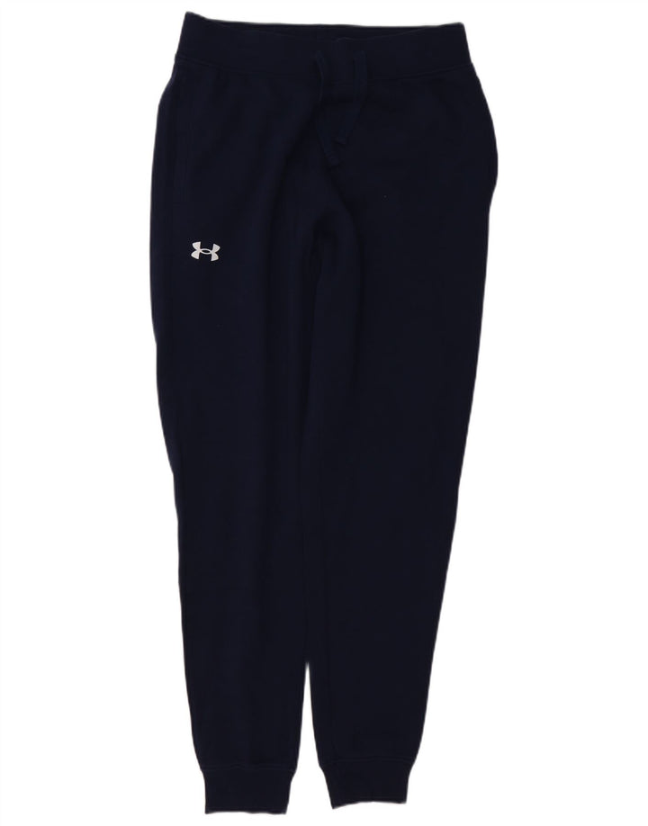 Pantaloni da tuta da uomo UNDER ARMOUR Joggers medi in cotone blu navy
