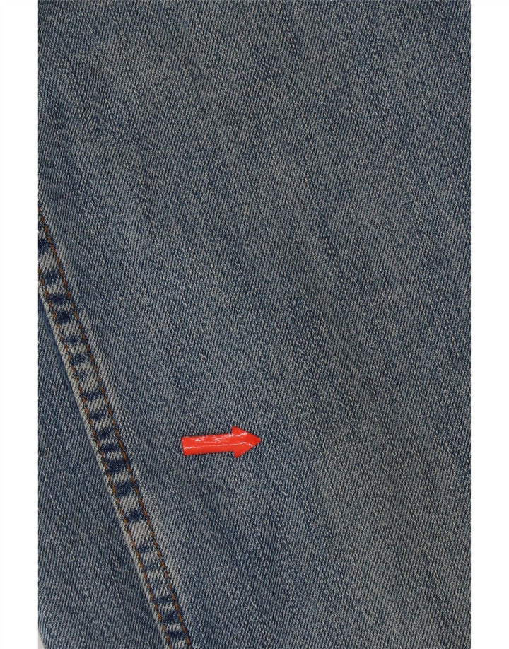 Jeans dritti elasticizzati Texas da uomo Wrangler W32 L29 cotone blu