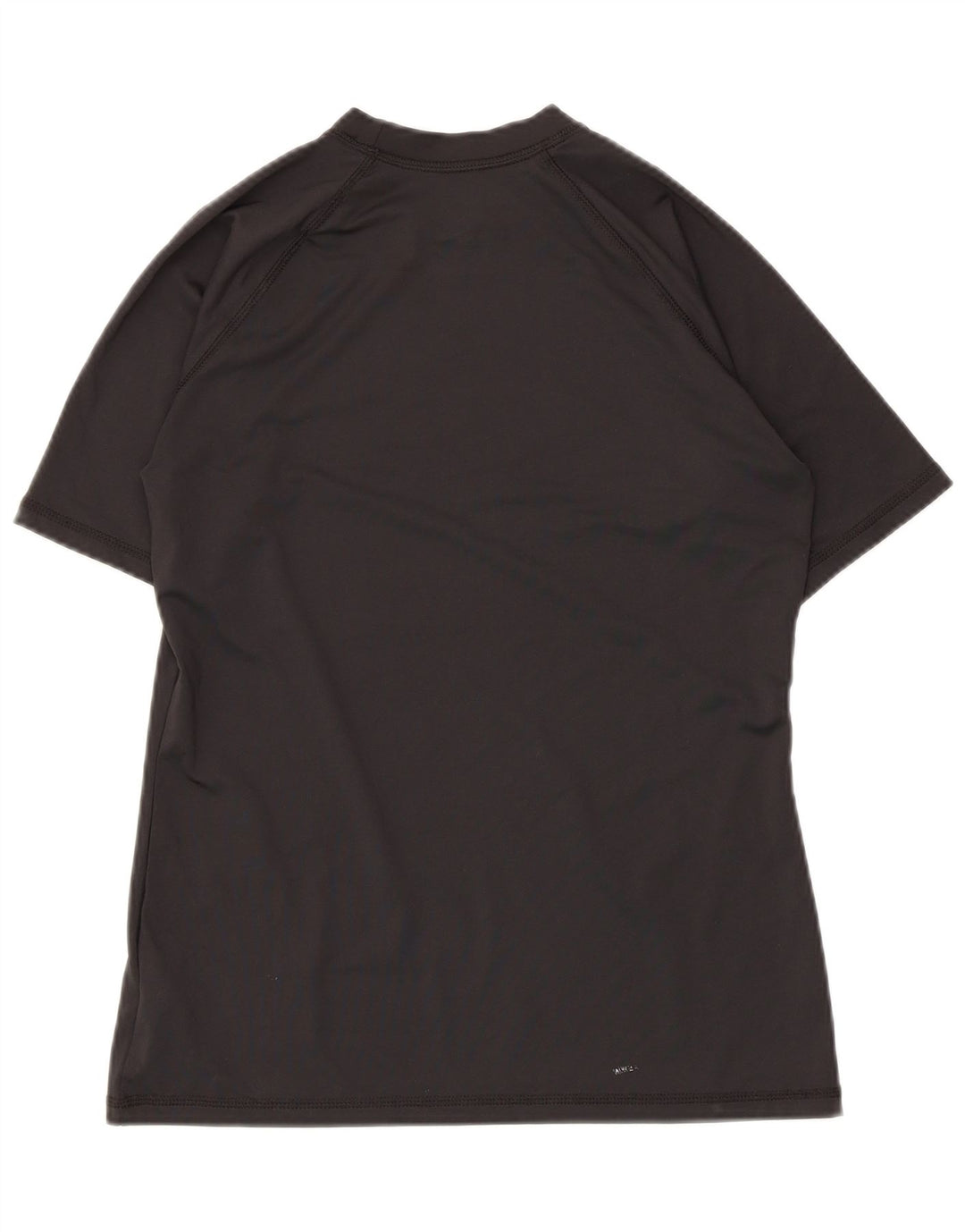 T-shirt grafica da donna Nike Dri Fit Top UK 12 medio nero poliestere
