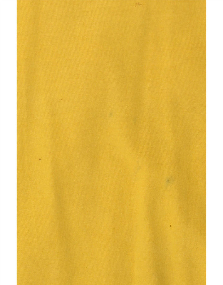 T-shirt grafica da uomo Puma Top 2XL cotone giallo