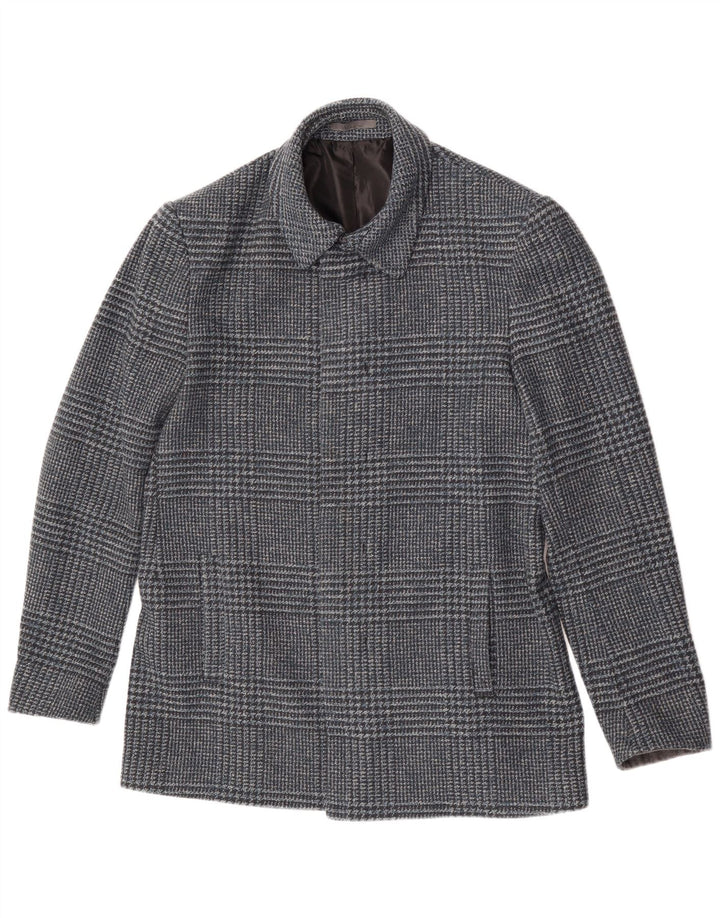 Giacca blazer da uomo Calvin Klein UK 38 pied de poule blu medio