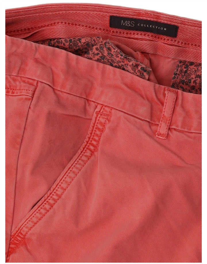 Pantaloni chino slim da donna Marks & Spencer W36 L29 Rossi
