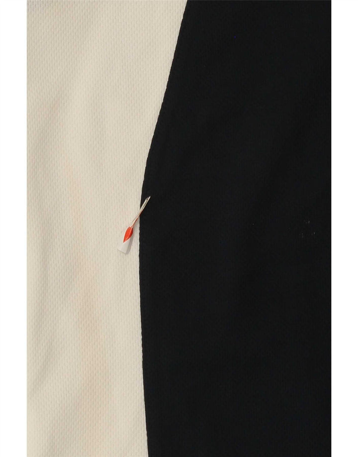 Canotta Nike Dri Fit da uomo, poliestere color block medio blu navy