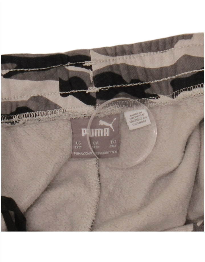Pantaloncini sportivi grafici PUMA da uomo 2XL grigio mimetico