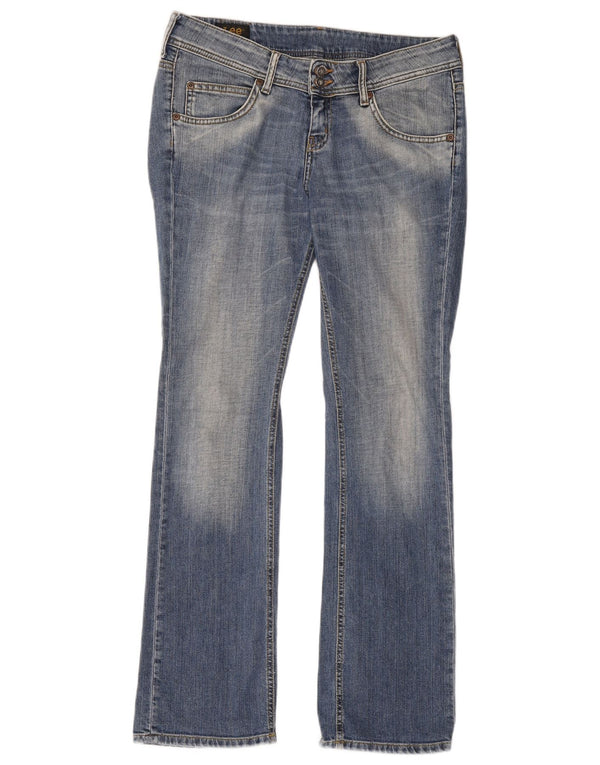 Jeans Bootcut da donna Lee W31 L31 cotone blu