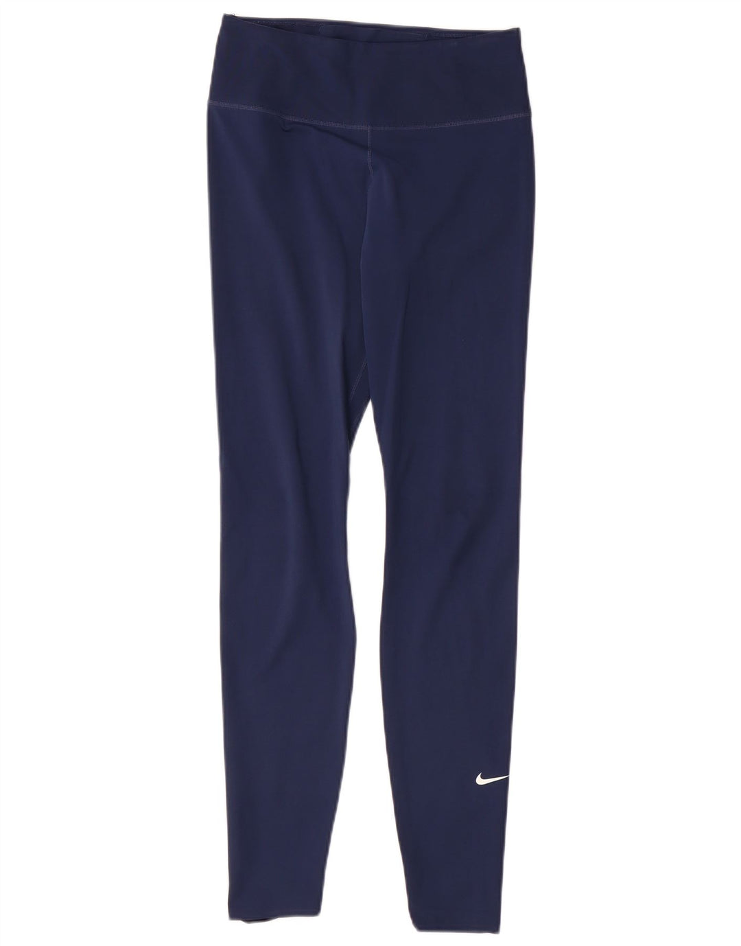 Leggings Dri Fit da donna NIKE UK 10 Small poliestere blu navy