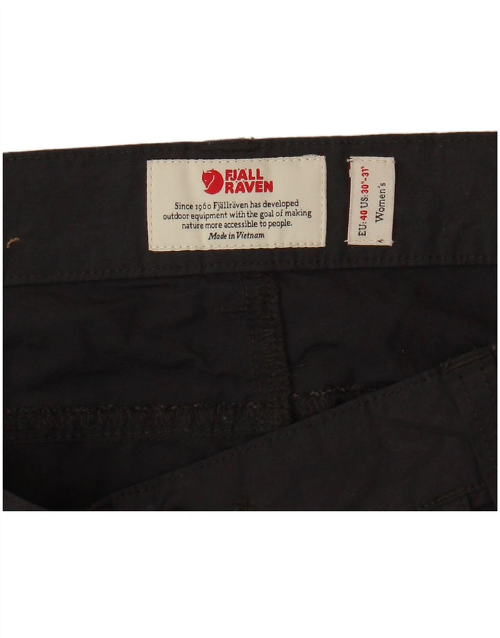 Pantaloncini cargo da donna FJALL RAVEN EU 40 medi W31 neri