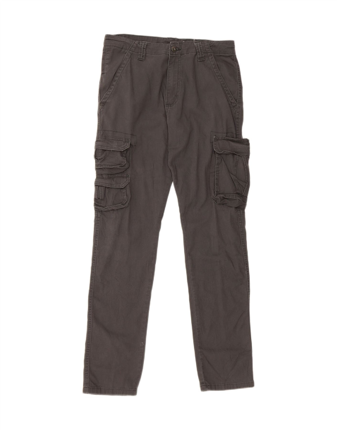 Pantaloni cargo affusolati vestibilità regolare da uomo WRANGLER W30 L32 cotone grigio