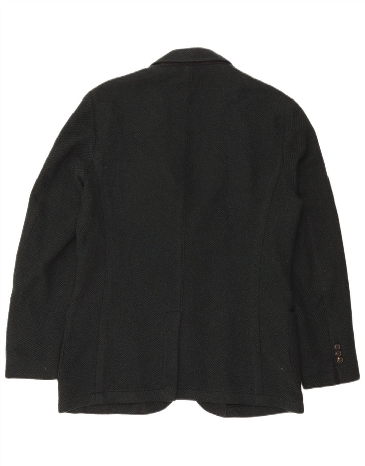 Gant Giacca Blazer da Uomo a 2 Bottoni IT 50 Large Verde Lana