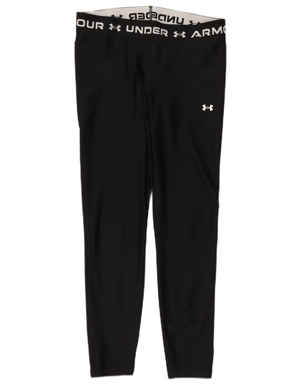 Leggings grafici da donna UNDER ARMOUR UK 14 Large Nero Poliestere