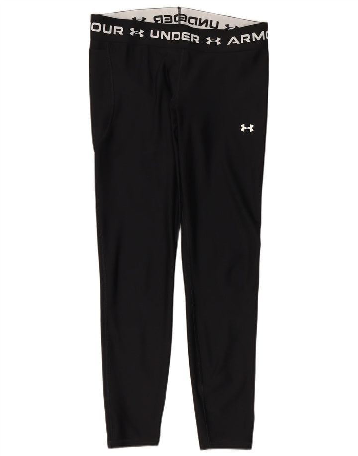 Leggings grafici da donna UNDER ARMOUR UK 14 Large Nero Poliestere