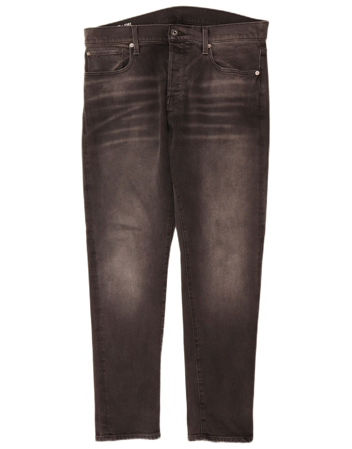 Jeans slim da uomo G-Star W34 L32 cotone grigio