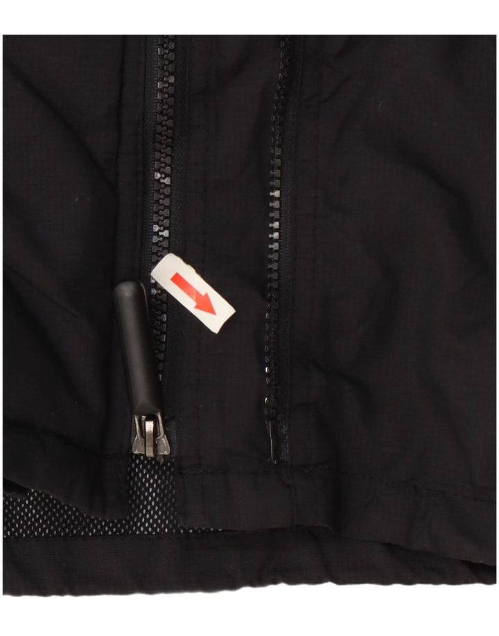 Giacca antipioggia da donna Superdry UK 20 2XL nylon nero