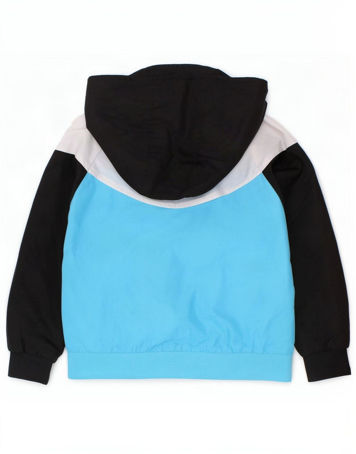 Giacca da ginnastica con cappuccio da ragazzo Nike 2-3 anni in poliestere color block blu