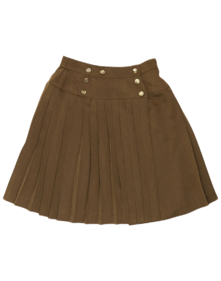 Gonna a portafoglio plissettata da donna Max Mara W25 XS Cachi