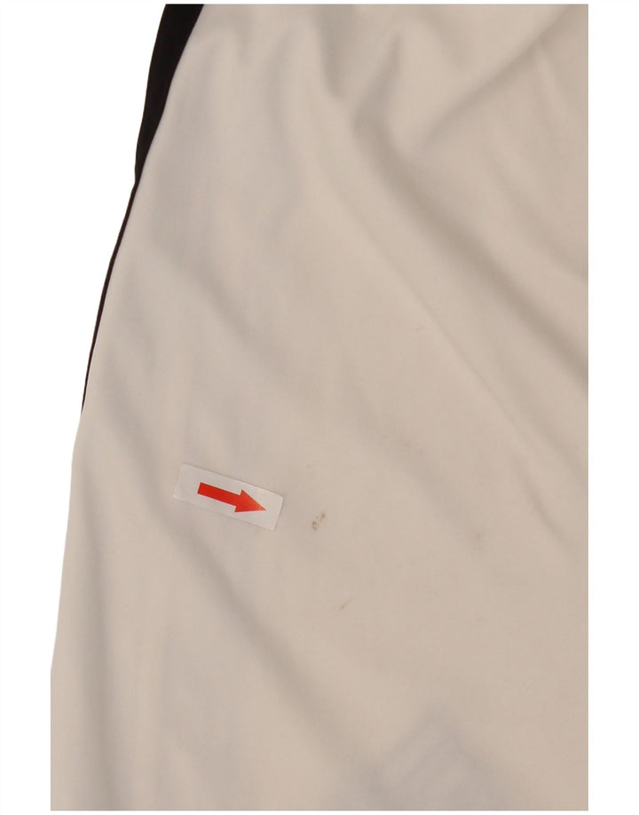 Pantaloncini sportivi da uomo Adidas piccoli in poliestere bianco