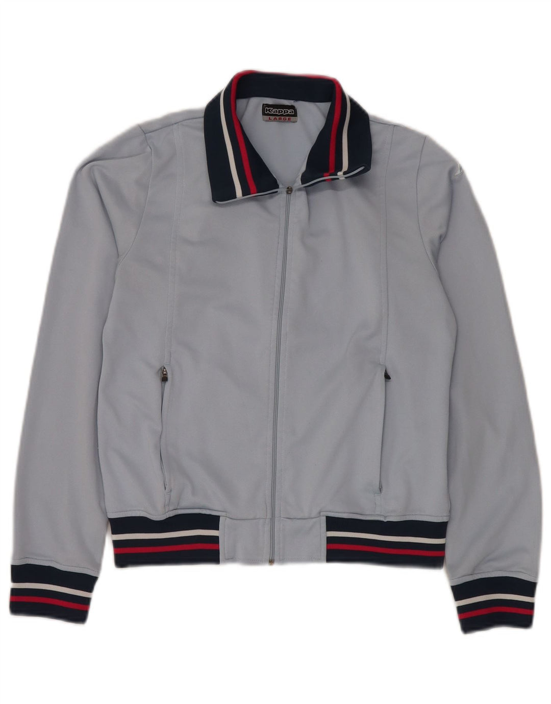 Giacca da tuta da donna KAPPA UK 14 Large Blu Colourblock Poliestere