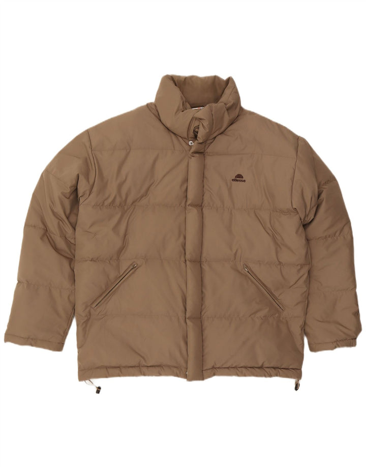 Giacca imbottita da uomo Ellesse UK 40 Large Beige Poliestere