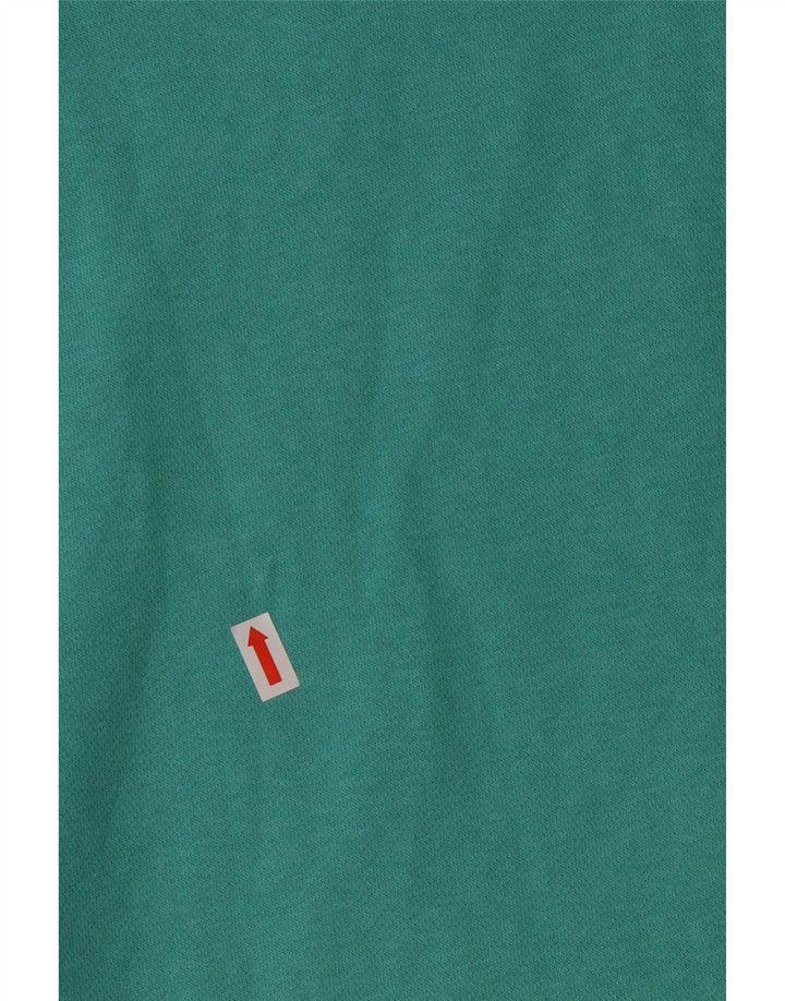 Felpa con cappuccio da uomo Nike Large in cotone verde