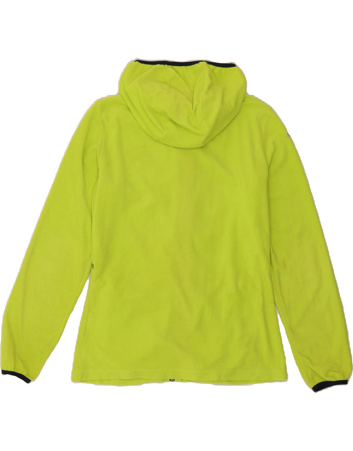 KAPPA Womens Hooded Fleece Jacket UK 16 Large Green Vintage Kappa and Second-Hand Kappa from Messina Hembry 