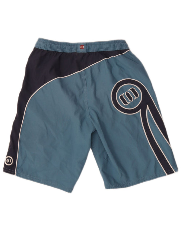 Pantaloncini da bagno con grafica Animal Boys 13-14 anni Colorblock blu medio