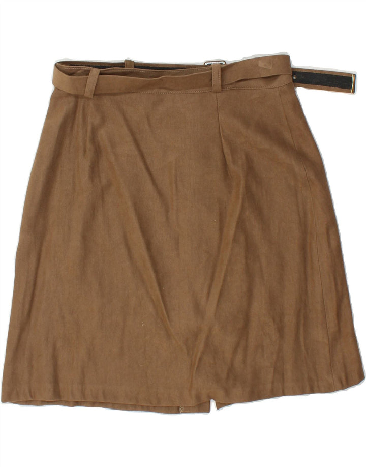VINTAGE Womens A-Line Skirt IT 48 XL W32 Brown Vintage Vintage and Second-Hand Vintage from Messina Hembry 