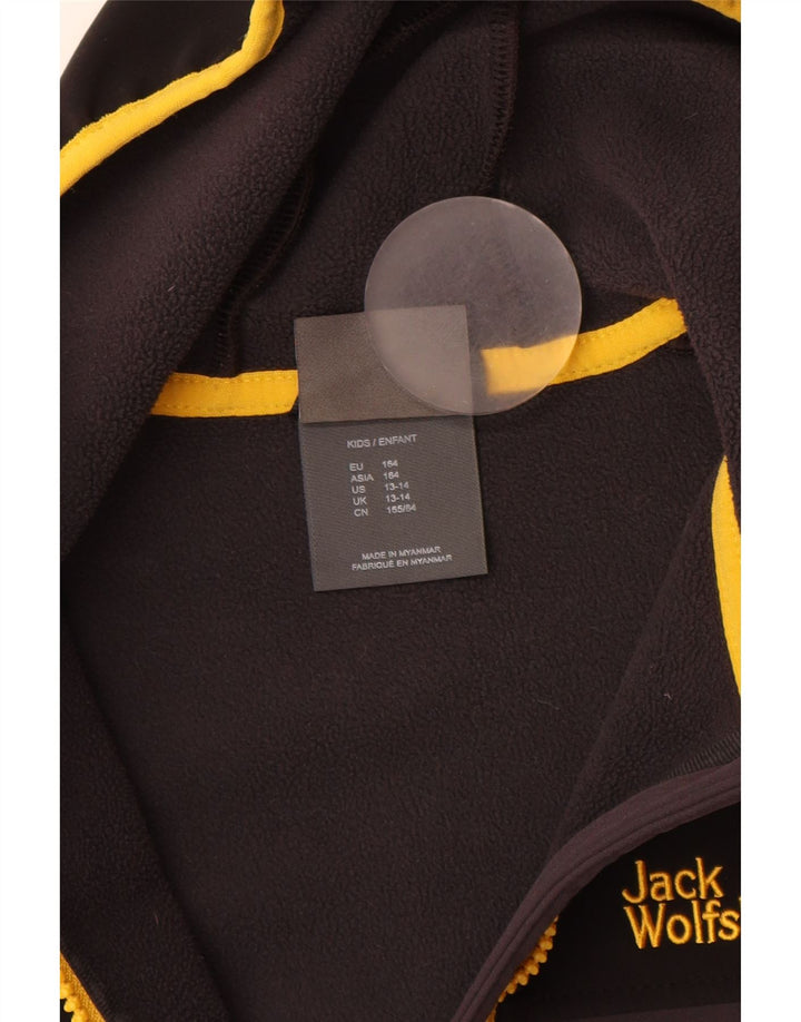 Giubbotto bomber grafico da ragazzo Jack Wolfskin 13-14 anni Blocco di colore grigio