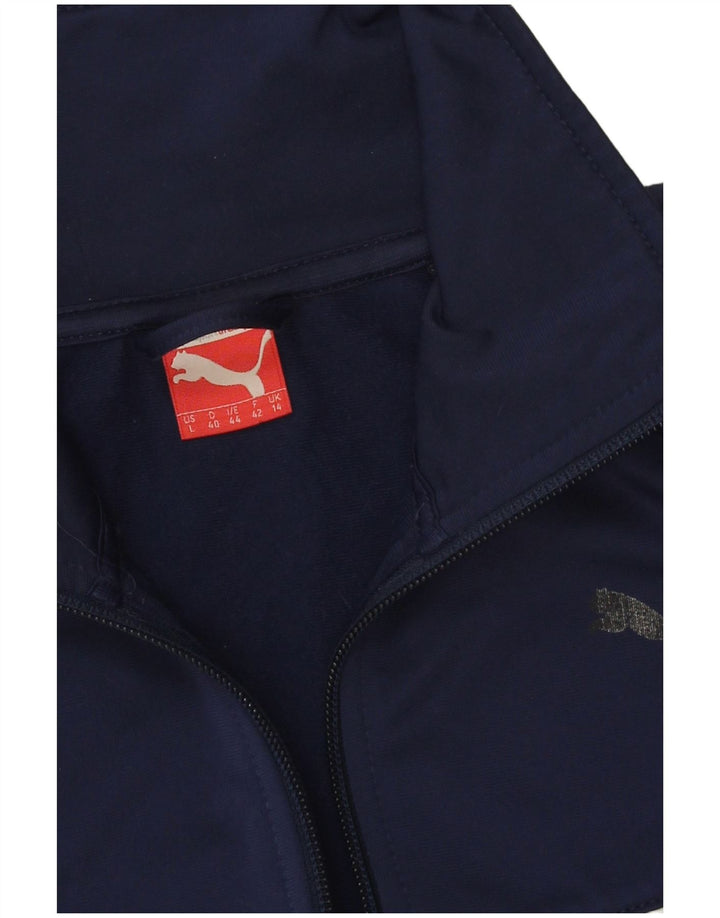 Giacca da tuta da donna Puma UK 14 Large Blu Navy