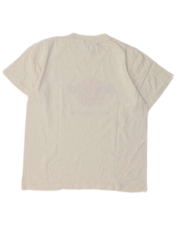 T-shirt grafica da donna Hard Rock Cafe San Francisco UK 12 Medium White