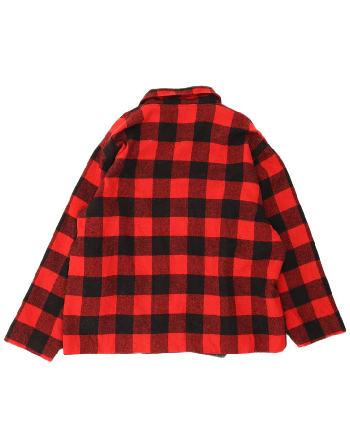 Giacca da uomo Shacket del film UK 40 Large Red Gingham