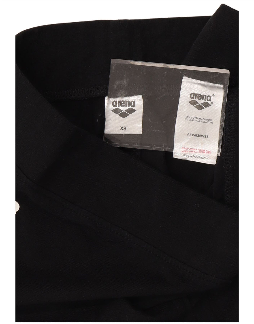 Leggings grafici da donna ARENA UK 6 XS cotone nero