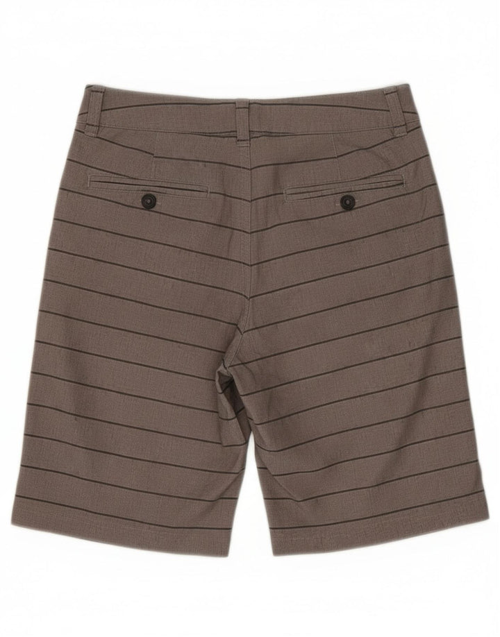 Pantaloncini chino da ragazzo Under Armour 9-10 anni W25 poliestere a righe grigie