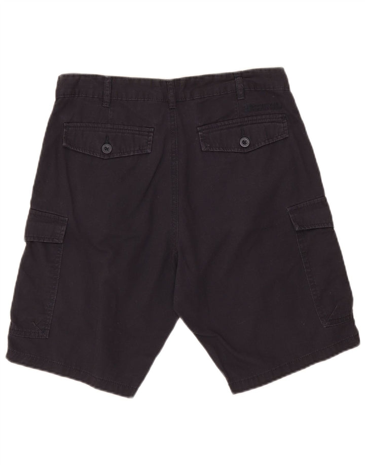 Pantaloncini cargo da uomo Mountain Warehouse W30 cotone blu navy medio