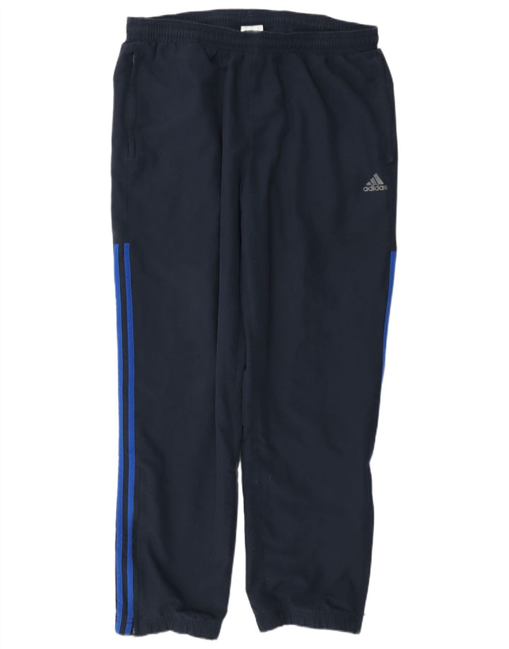 Pantaloni da tuta da uomo Adidas Joggers grandi in poliestere blu navy