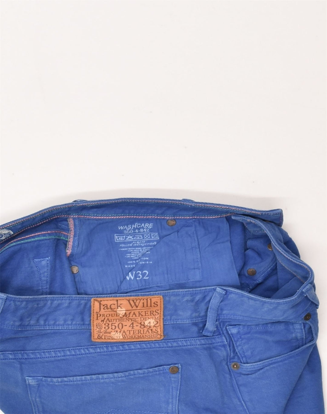 JACK WILLS Womens Casual Shorts W32 Large Blue Cotton | Vintage Jack Wills | Thrift | Second-Hand Jack Wills | Used Clothing | Messina Hembry 