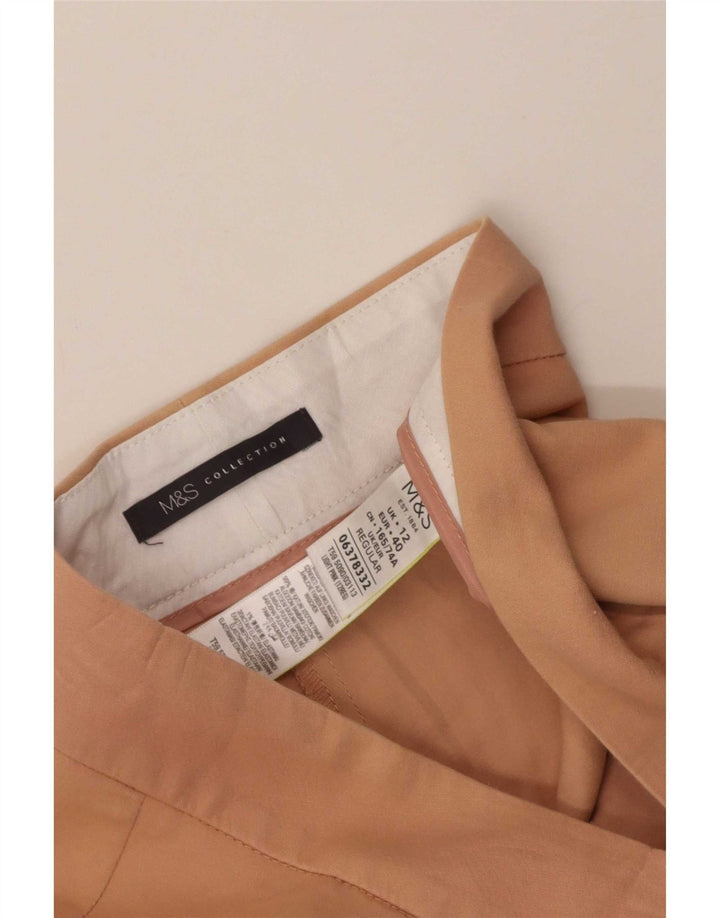 Pantaloni Capri da donna Marks & Spencer UK 12 Medium W32 L22 Cotone rosa