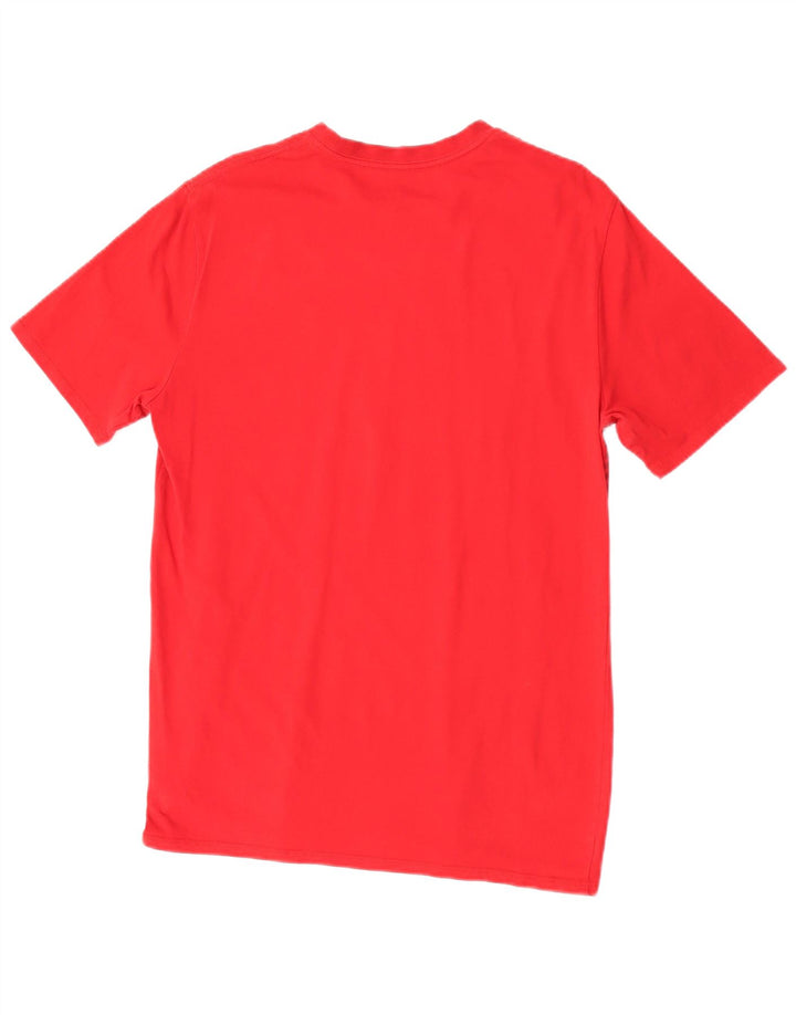 Maglietta grafica da uomo Calvin Klein Top piccola in cotone rosso